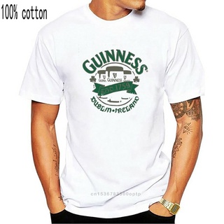 เสื้อยืดผ้าฝ้ายพิมพ์ลายGuinness Dublin Pints Circle Est 1759 Irish Beer Vintage Mens T Shirt