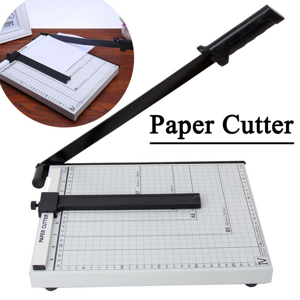 แท่นตัดกระดาษ-ที่ตัดกระดาษ-เครื่องตัดกระดาษ-a4-paper-cutter-ใบมีดคม-อย่างดี-ทำจากเหล็กอย่างดี-เครื่องตัดกระดาษเอกสาร