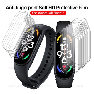 3-12PCS 9D Curved Film For Xiaomi Mi Band 7 Protector Film Mi Band7 MiBand7 NFC Smart Wristband Soft Hydrogel Film Not Glass