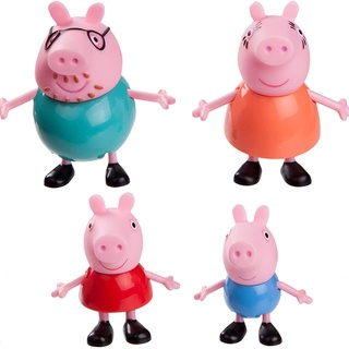 4 ชิ้น หน้าหมู ตกแต่งเค้ก ครอบครัวหมู ตกแต่งวันเกิด ตกแต่งเค้กวันเกิด ตกแต่งเค้กน่ารัก