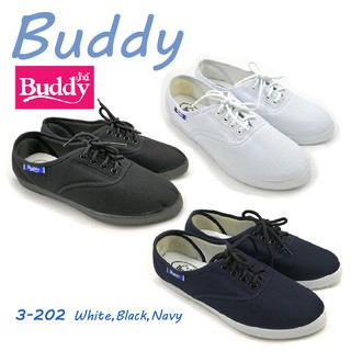 Buddy 3-202 รองเท้าผ้าใบสุภาพบุรุษ Basic Canvas Shoes