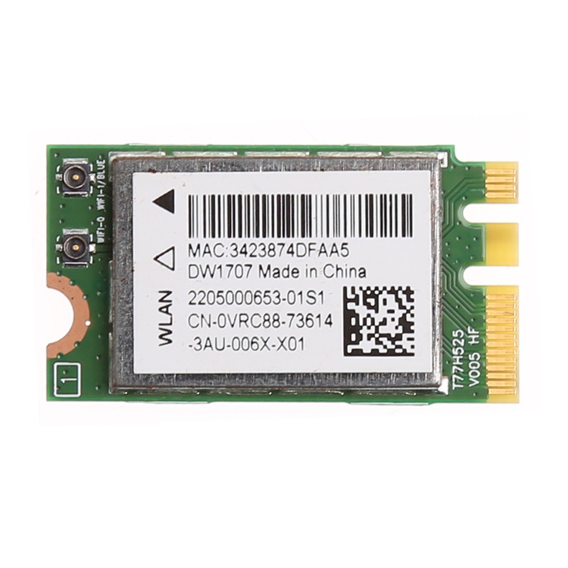 300-m-ngff-wifi-card-dell-dw-1707-vrc-88-qualcomm-การ์ดอินเตอร์เน็ตไร้สายบลูทูธ