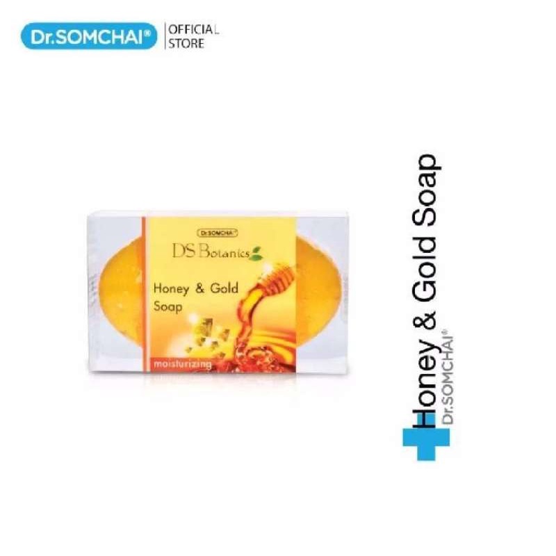 dr-somchai-honey-amp-gold-soap-80-g-ดร-สมชาย-สบู่น้ำผึ้งและทองคำบริสุทธิ์-80-g