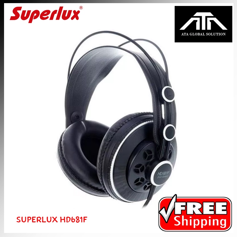 หูฟัง-superlux-hd681f-fullsize-headphone-ครอบหู-เบสหนักแน่น-ฟังสนุก-หูฟังมอนิเตอร์-ฟังเพลง-ทำซาวด์-อัดเสียง-อินเตอร์เฟส