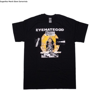 คอลูกเรือเสื้อยืดคอกลมเสื้อยืด พิมพ์ลาย Eyehategod Confederacy of Ruined Lives ไซซ์ Mผ้าฝ้ายแท้