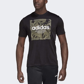 เสื้อยืดชาย เสื้อคู่ Adidasเสื้อยืดแขนสั้น Adidas Mens Camo Box Tee AdidasSports T-shirthLj Tee