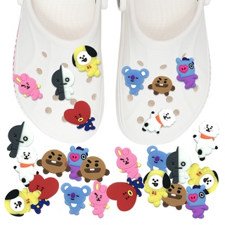 [50 Models] Crocs Jibbitz รองเท้าแตะลายดอกไม้สําหรับตกแต่ง