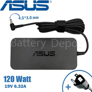 Asus Adapter ของแท้ 120W 19V 6.32A หัว Jack ขนาด 4.5*3.0mm สายชาร์จ Asus อะแดปเตอร์