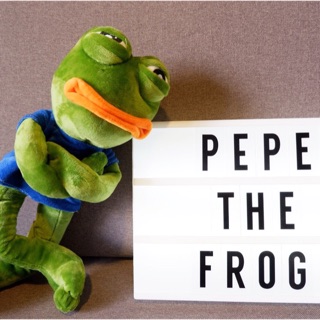 ตุ๊กตากบ pepe the frog 🐸 กบเศร้า 16”