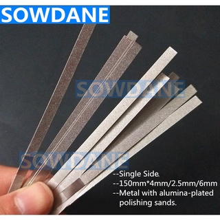 12pcs Dental Metal Polishing Stick Strip with Single Side of Alumina-Plated Sanding Surface Teeth Whitening Materials Or