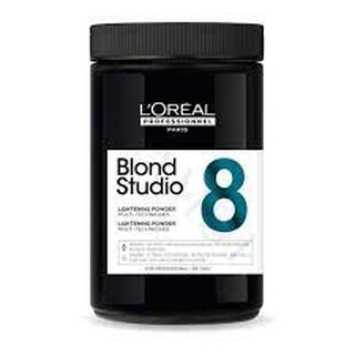 Loreal blond studio 8 multi techniques lightening powder 500g ลอรีอัล บลอนด์ สตูดิโอ 8 ไลท์เทนนิ่ง พาวเดอร์ มัลติ เทคนิค
