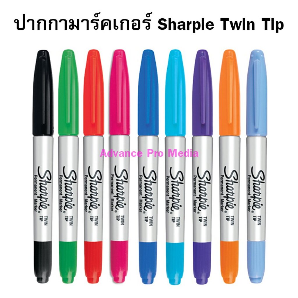 ภาพหน้าปกสินค้าปากกามาร์คเกอร์ ชาร์ปี้ Sharpie Twin Tip ( 1 ด้าม )