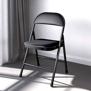 ภาพหน้าปกสินค้าเก้าอี้เหล็ก รับน้ำหนักได้120kg หุ้มยางกันลื่น ประหยัดพื้นที่ เก้าอี้มีพนักพิง เก้าอี้พับได้  Folding chair oic_store ที่เกี่ยวข้อง