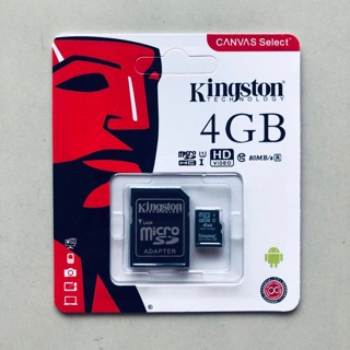 ภาพขนาดย่อของภาพหน้าปกสินค้าเมมโมรี่การ์ด Kingston Micro SD card Memory Card2GB 4GB 8GB 16GB 32GB 64GB 128GB 256GB กล้อง/ โทรศัพท์มือถือ จากร้าน rukkun_shop บน Shopee ภาพที่ 2