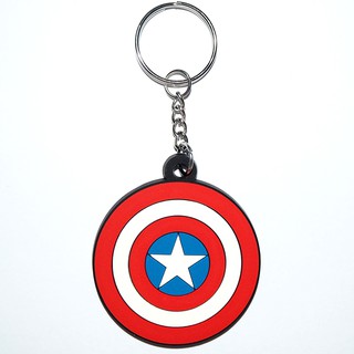 พวงกุญแจยาง Avenger อเวนเจอร์ ส Captian America กัปตัน อเมริกา