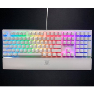 ภาพสินค้าNubwo X30 White Edition สุดจัดเรียบหรูที่สุดในรุ่น Mechanical Keyboard ที่เท่และโดดเด่นในเรื่องของไฟ จากร้าน kriwit007 บน Shopee ภาพที่ 8