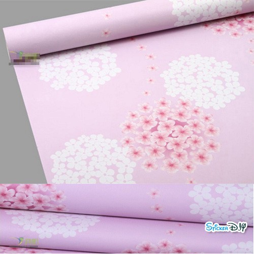 wallpaper-sticker-วอลเปเปอร์แบบกาวในตัว-flower-สไตล์g-หน้ากว้าง45cm-xยาว10m