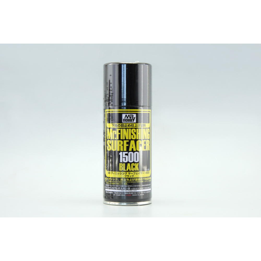 Mr Hobby Mr Finishing Surfacer 1500 Black 40ml - SF-288 For Model Priming
