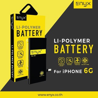 สินค้า Enyx  แบตเตอรี่ i-Phone 6 ความจุ 1810 mAh  **ของแท้ รับประกัน 6 เดือน**