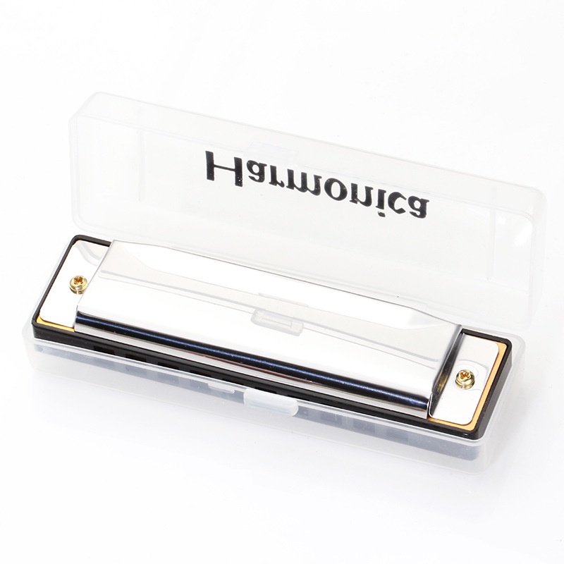 harmonica-ฮาร์โมนิก้า-เครื่องดนตรีแบบพกพา-c-ฮาโมนิกา-10-ช่อง-20-เสียง-เครื่องดนตรีหีบเพลง-ฮาร์โมนิก้า-10-รู