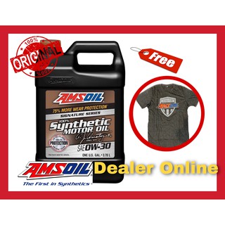 Amsoil Signature Series SAE 0w-30 น้ำมันเครื่องสังเคราะห์แท้ 100%