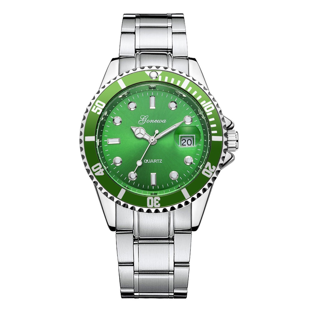ส่งจากไทย-มีเก็บเงินปลายทาง-นาฬิกาชาย-แบรนด์-geneva-ของแท้-นาฬิกาข้อมือ-นาฬิกา-สายแสตนเลส
