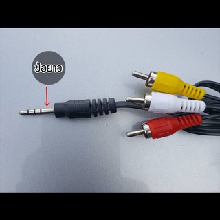 ภาพขนาดย่อของภาพหน้าปกสินค้าสาย Cable 1in3out minijack รุ่น AV-1in3out (ข้อยาว) จากร้าน amonsri_muadsanthia บน Shopee