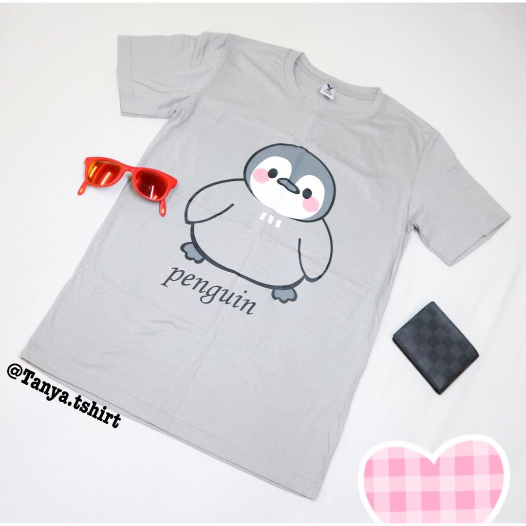 เสื้อยืดลายการ์ตูนเพนกวิน-penguin