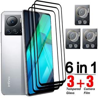 6 in 1 Tempered Glass For Infinix Note 12 VIP Full Cover Screen Protector Film For Infinix Note 12VIP Note12VIP X672 Glass