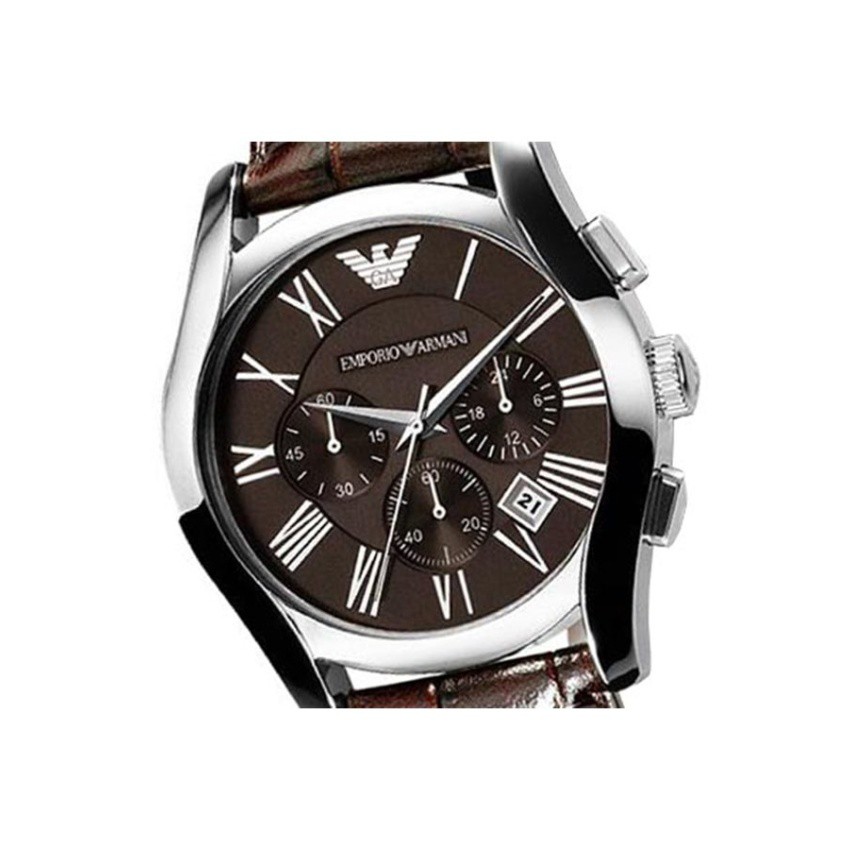 emporio-armani-นาฬิกาข้อมือชาย-สายหนัง-รุ่น-ar0671-brown