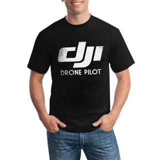 เสื้อยืดโอเวอร์ไซส์เสื้อยืด ผ้าฝ้าย 100% พิมพ์ลาย Dji Drone Phantom 4 Pilot แฟชั่นสําหรับผู้ชายS-3XL