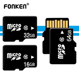 สินค้า Fonken กล้องบันทึกข้อมูล Micro SD TF Card 8G 16G 32GB ความเร็วสูง สําหรับยานพาหนะ