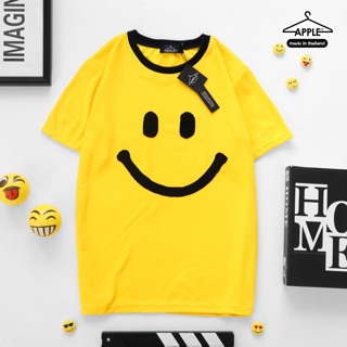 เสื้อยิ้มเหลือง เสื้อยืดยิ้ม มีให้เลืก 4 สี