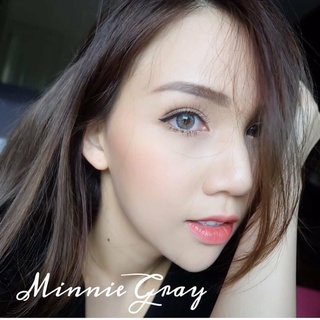 คอนแทคเลนส์ รุ่น MINIIE GRAY สีเทา (GRAY)&gt;&gt;แบบสายตาสั้นและแฟชั่น