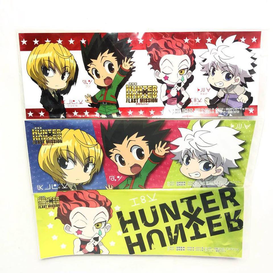 Hunter X Hunter Stickers สติกเกอร์ จาก ฮันเตอร์Xฮันเตอร์ แท้ จากญี่ปุ่น ...