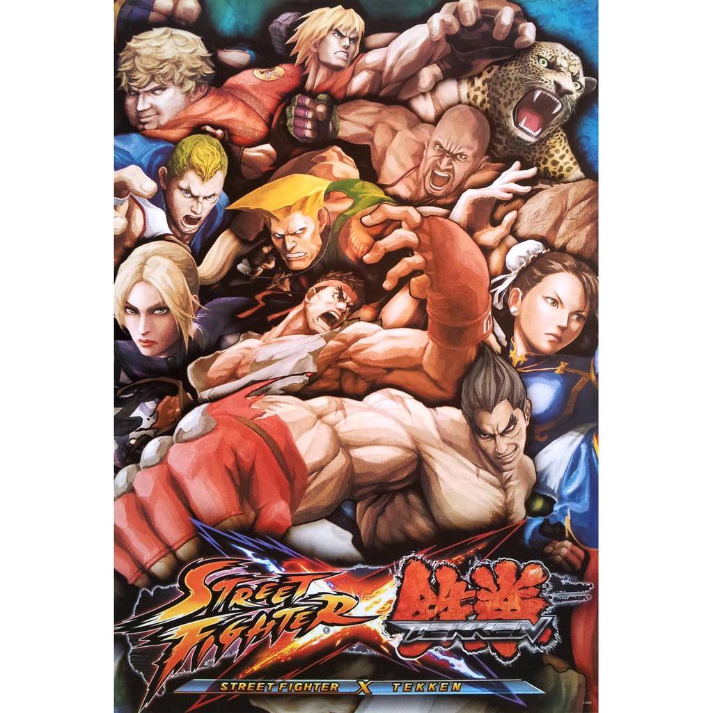 โปสเตอร์-รูปภาพ-street-fighter-สตรีทไฟเตอร์-การ์ตูน-เกม-โปสเตอร์-ติดผนัง-โปสเตอร์-สวยๆ-poster