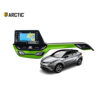 ARCTIC ฟิล์มกันรอยรถยนต์ ภายในรถ PianoBlack TOYOTA CHR - บริเวณแถบหน้า