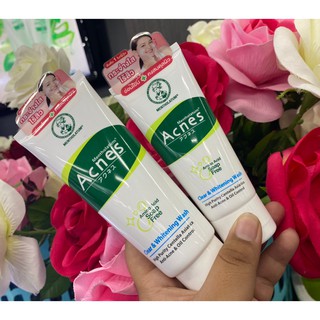 Mentholatum Acnes Clear &amp; Whitening Wash เมนโทลาทั่ม แอคเน่ส์ เคลียร์ แอนด์ ไวท์เทนนิ่ง วอช มี 2 ขนาด