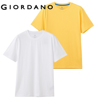 Giordano เสื้อยืดแขนสั้น จำนวน 2 ชุด มีหลายแบบด้วยกัน Free Shipping 01247004 BCFA