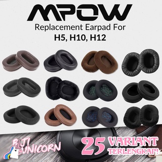 แผ่นโฟมรองหูฟัง MPOW H5 H10 H12H5 10 12 สีดํา