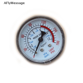 Aflymessage 0-180PSI เครื่องวัดความดันไฮดรอลิค คอมเพรสเซอร์แอร์ 0-12Bar ใหม่
