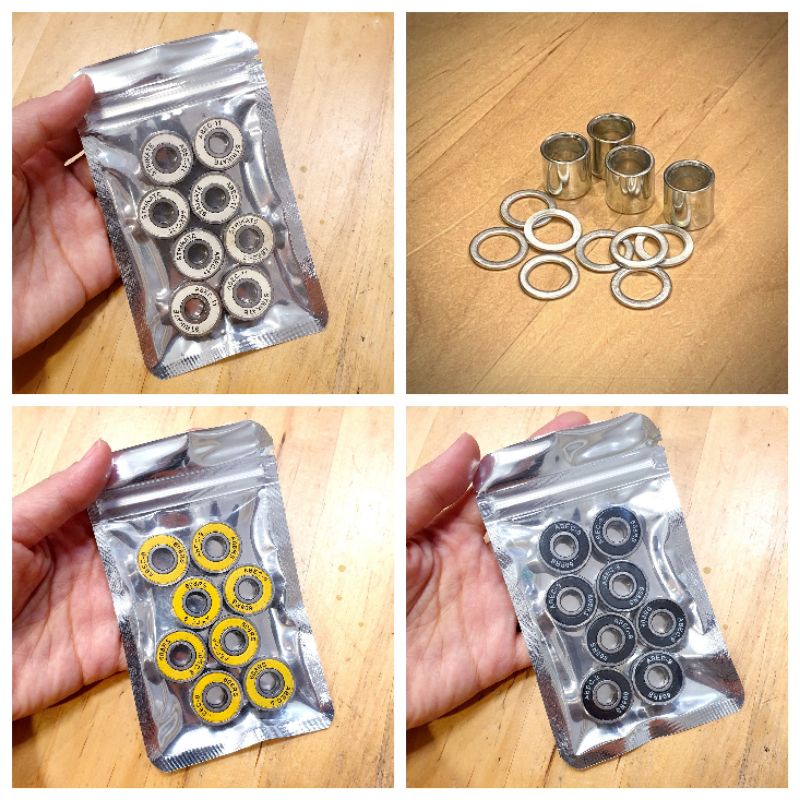 ลูกปืน Abec-9 Abec-11 ชุด แหวนรองลูกปืน washer spacer สำหรับล้อ ...