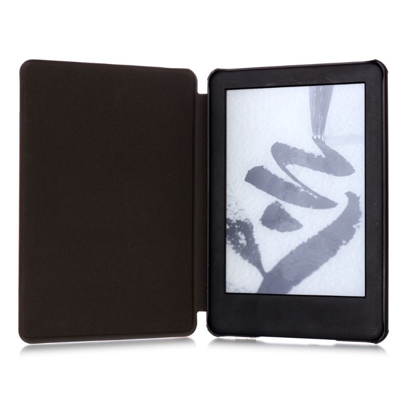 ev-ปกหนัง-pu-ลายผ้าพลิก-ebook-สําหรับ-amazon-kindle-auto-sleep-e-reader-cover
