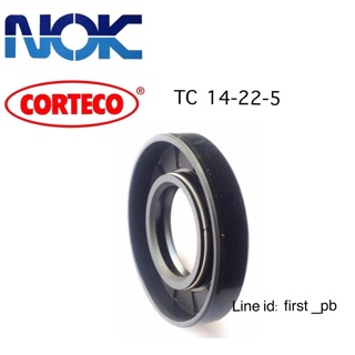 Oil seal ซีลยางTC 14-22-5 NOK 1 ชิ้น