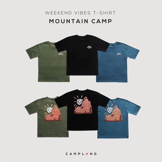 เสื้อยืด Oversize ลาย Mountain Camp