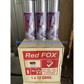 ขายส่ง สเปรย์ โครเมี่ยม RED FOX  สีสเปรย์ (CHROME Color) RedFox ราคาถูก สีกระป๋อง