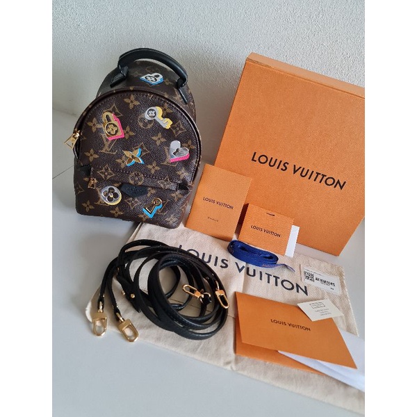 LV PALM SPRING MINI BACKPACK, LIMITED INFRAROUGE – LeidiDonna Luxe
