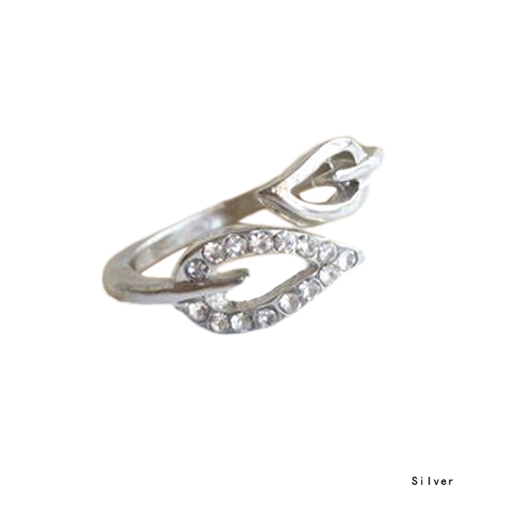 gift-new-white-gold-diamond-love-heart-leaf-band-ring-fine-opening-adjustable
