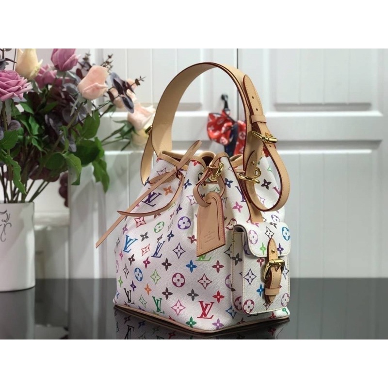 louis-vuitton-multicolor-bucket-bag-พร้อมส่ง-เนื้องานสวยหนังแท้-100