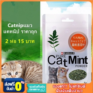 หญ้าชนิดหนึ่ง Catnipแมว แคทนิป ราคาถูก Catnip แคตนิป สมุนไพรแมว 5 กรัม / ถุง ข้อเสนอมากมาย